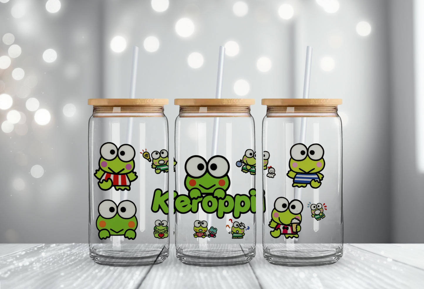 Keroppi - 16oz UV DTF Cup Wrap