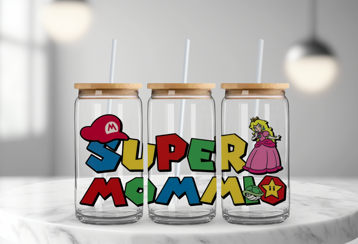 Super Mommio - 16oz UV DTF Cup Wrap