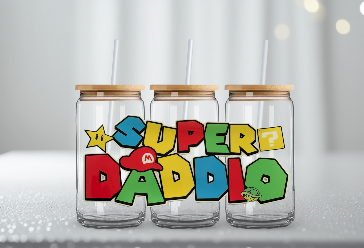 Super Daddio - 16oz UV DTF Cup Wrap