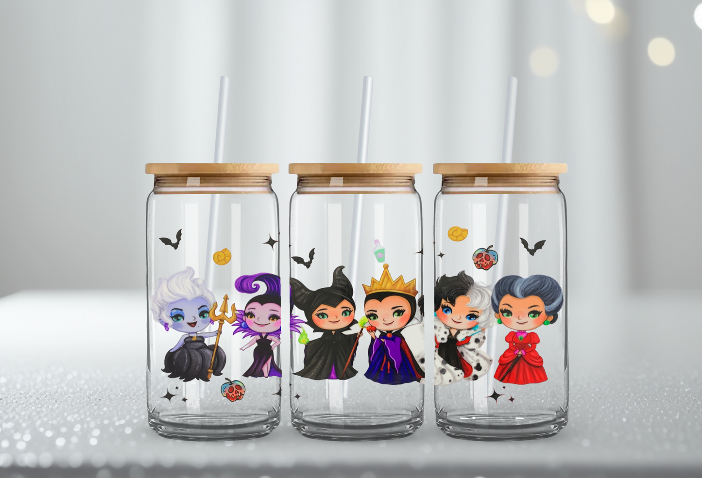 6 Villains - 16oz UV DTF Cup Wrap