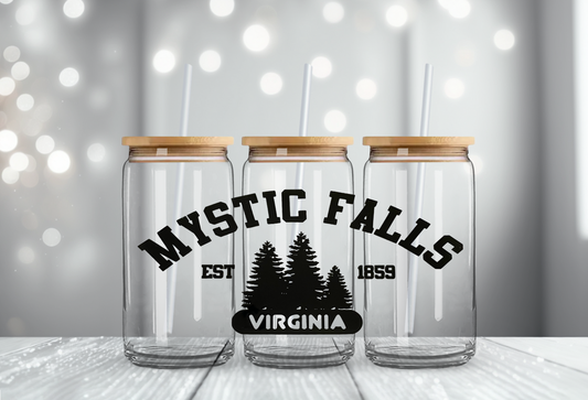 TVD Mystic Falls - 16oz UV DTF Cup Wrap