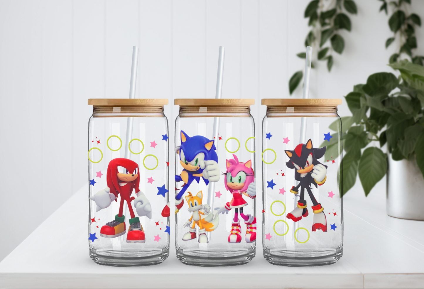 Sonic - 16oz UV DTF Cup wrap