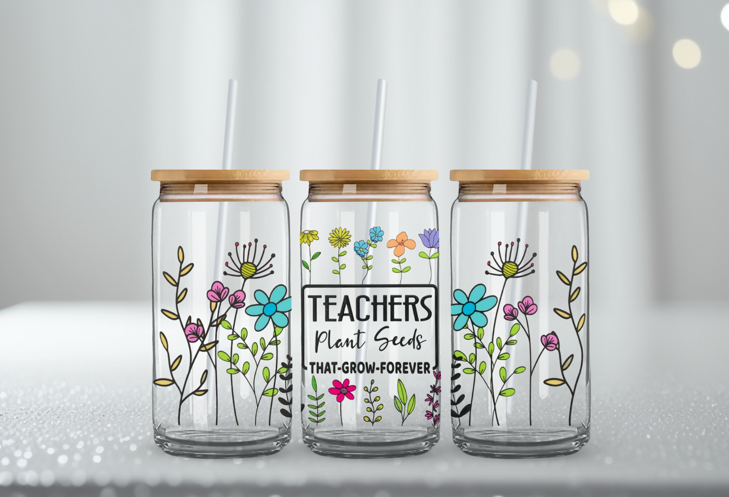 Teachers Plant Seeds - 16oz UV DTF Cup Wrap