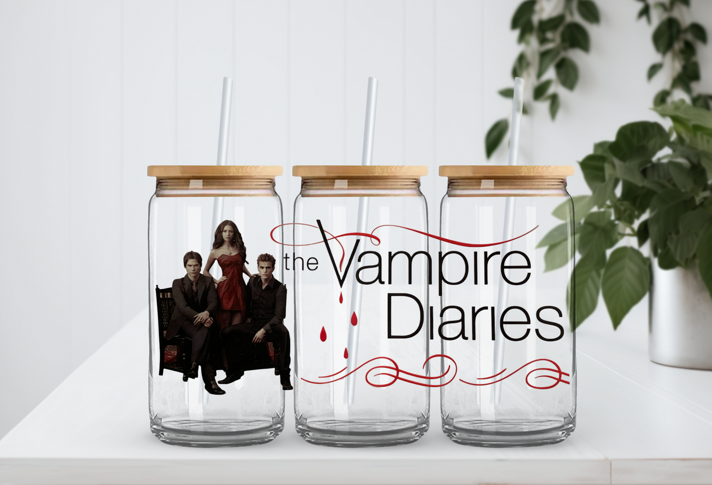 The Vampire Diaries - 16oz UV DTF Cup Wrap